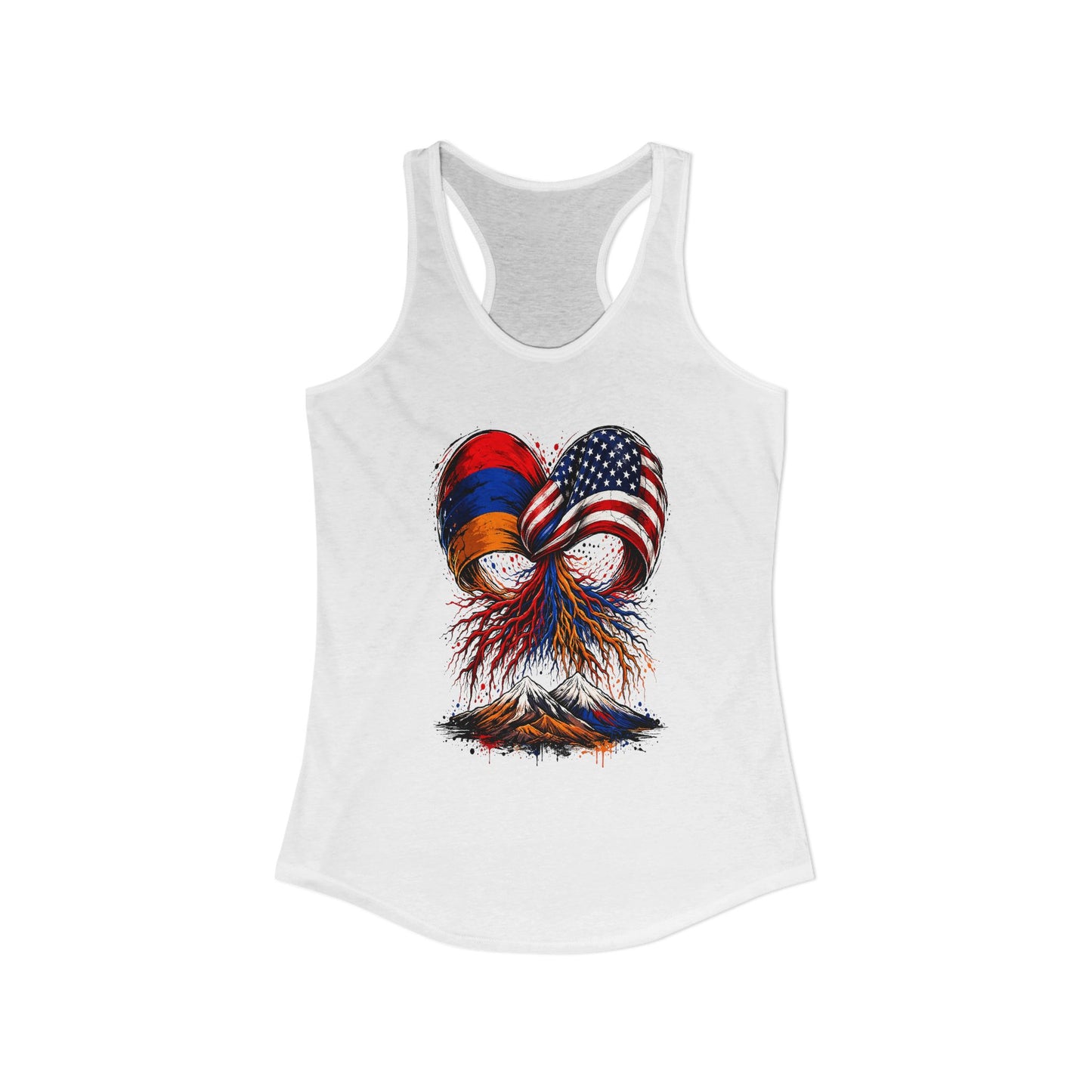 Armenian American Bow with Armenian roots Racerback