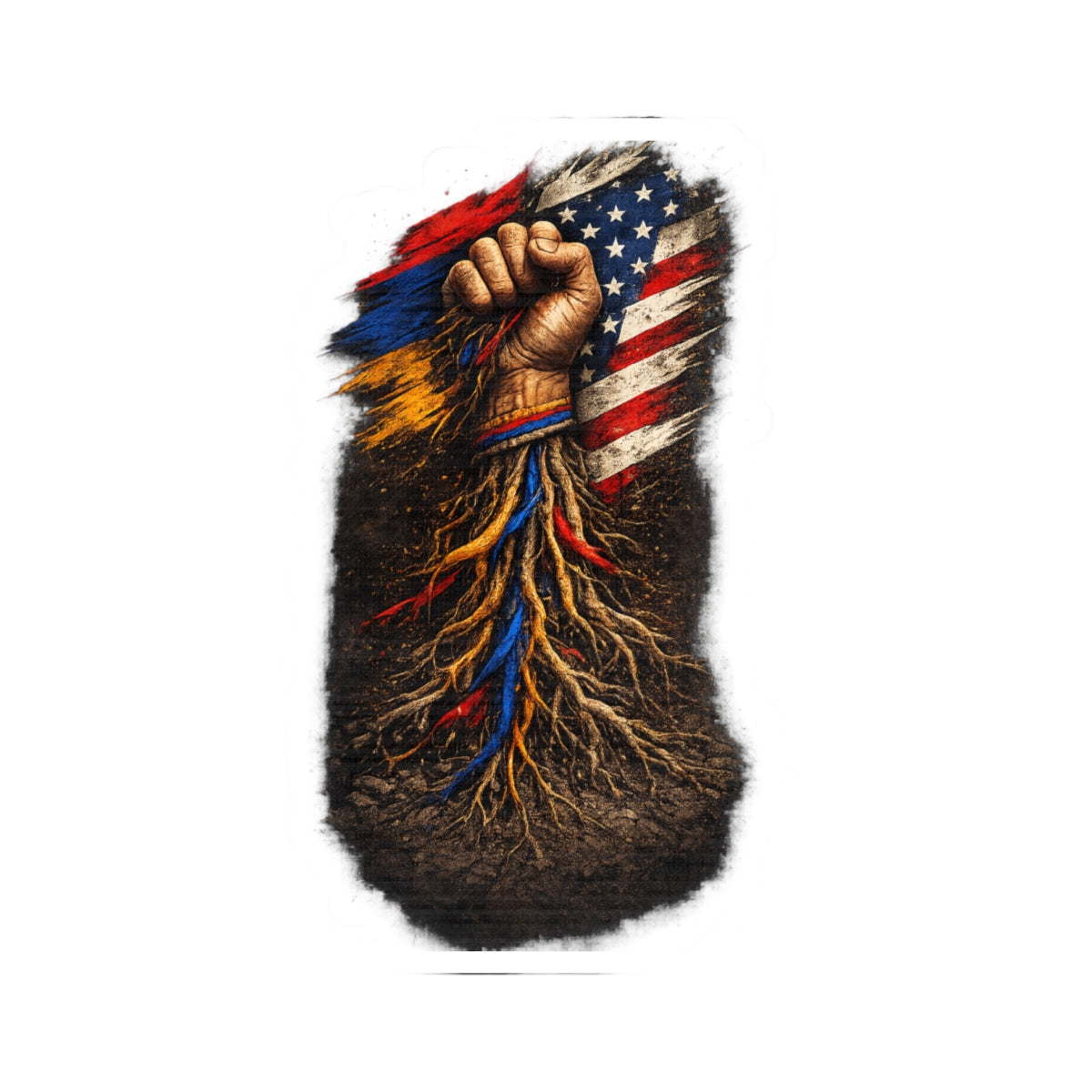 Armenian Roots Sticker
